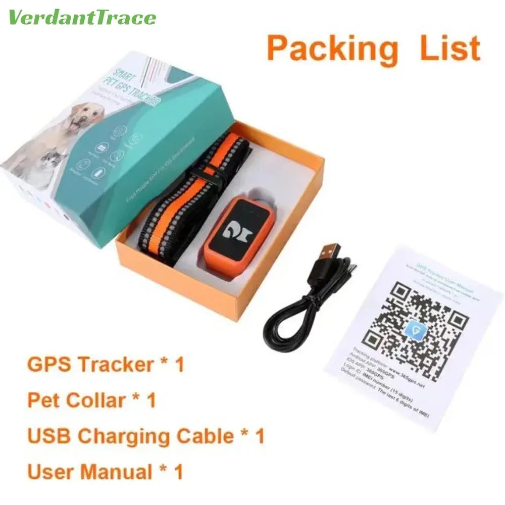 IP67 Waterproof 4G GPS Pet Tracker Collar
