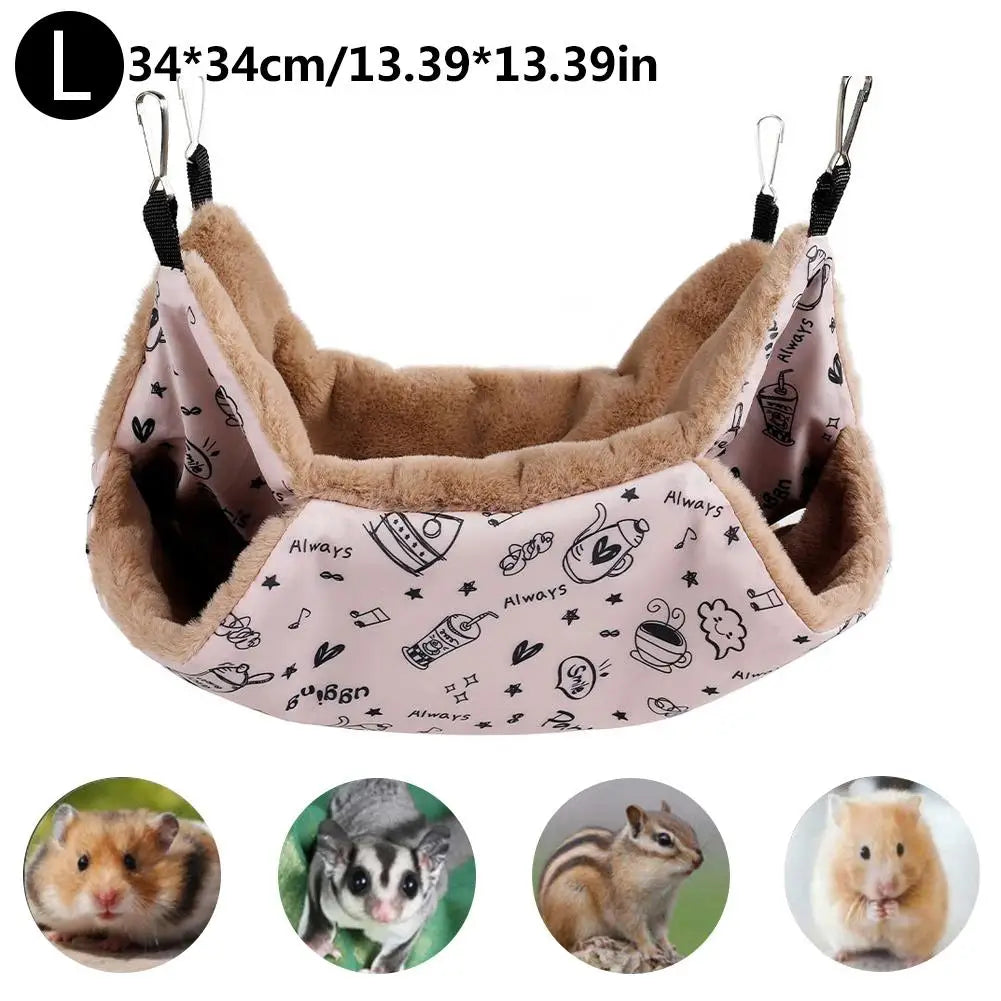 Hamster Hammock Three-Layer Hanging Bed
