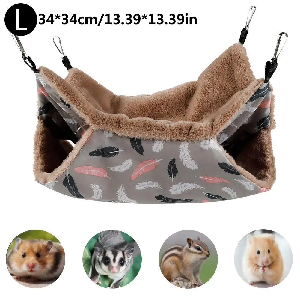 Hamster Hammock Three-Layer Hanging Bed
