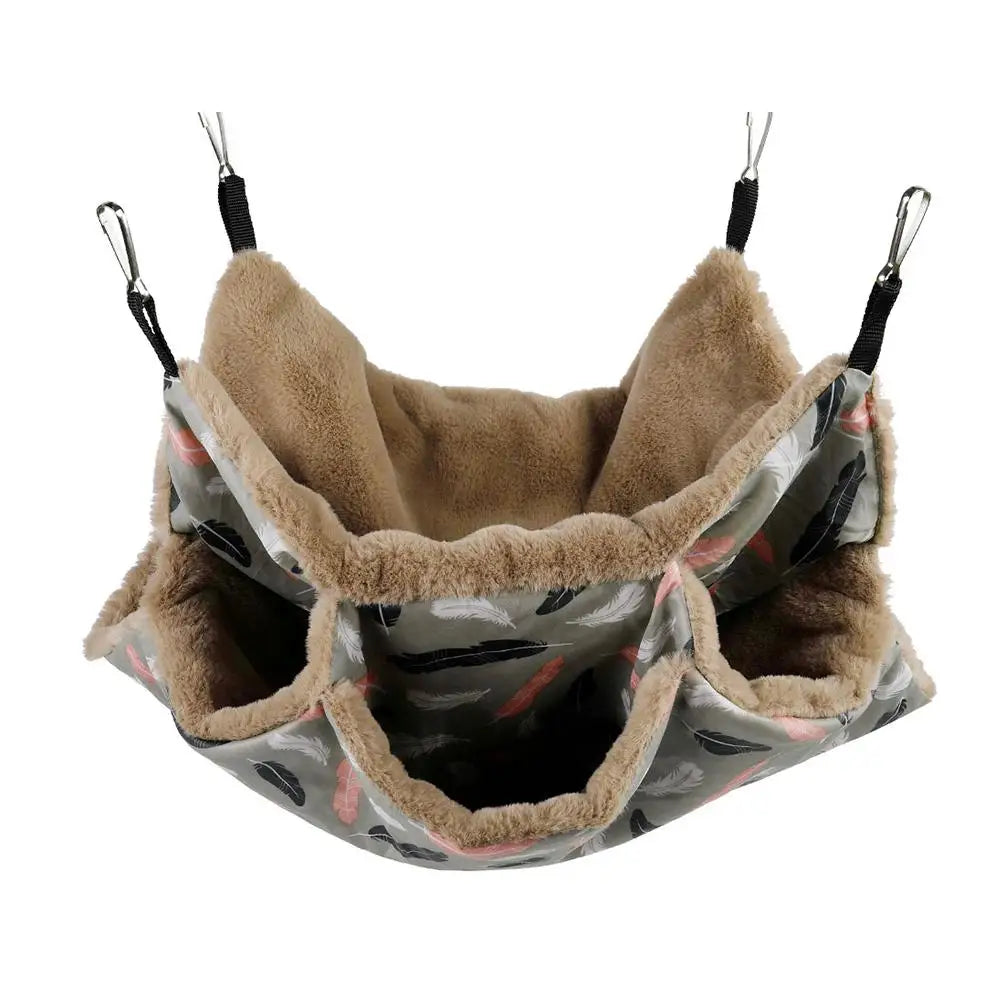 Hamster Hammock Three-Layer Hanging Bed