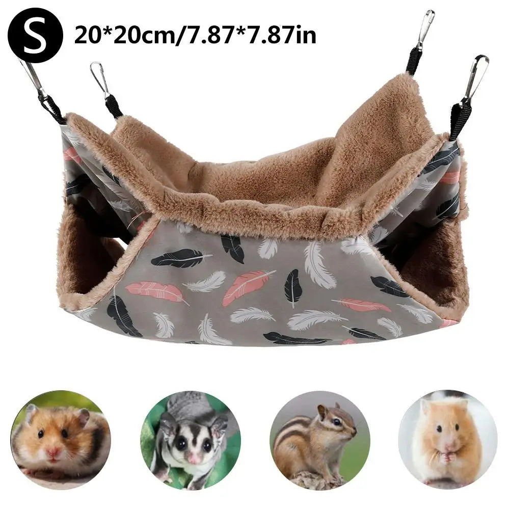 Hamster Hammock Three-Layer Hanging Bed