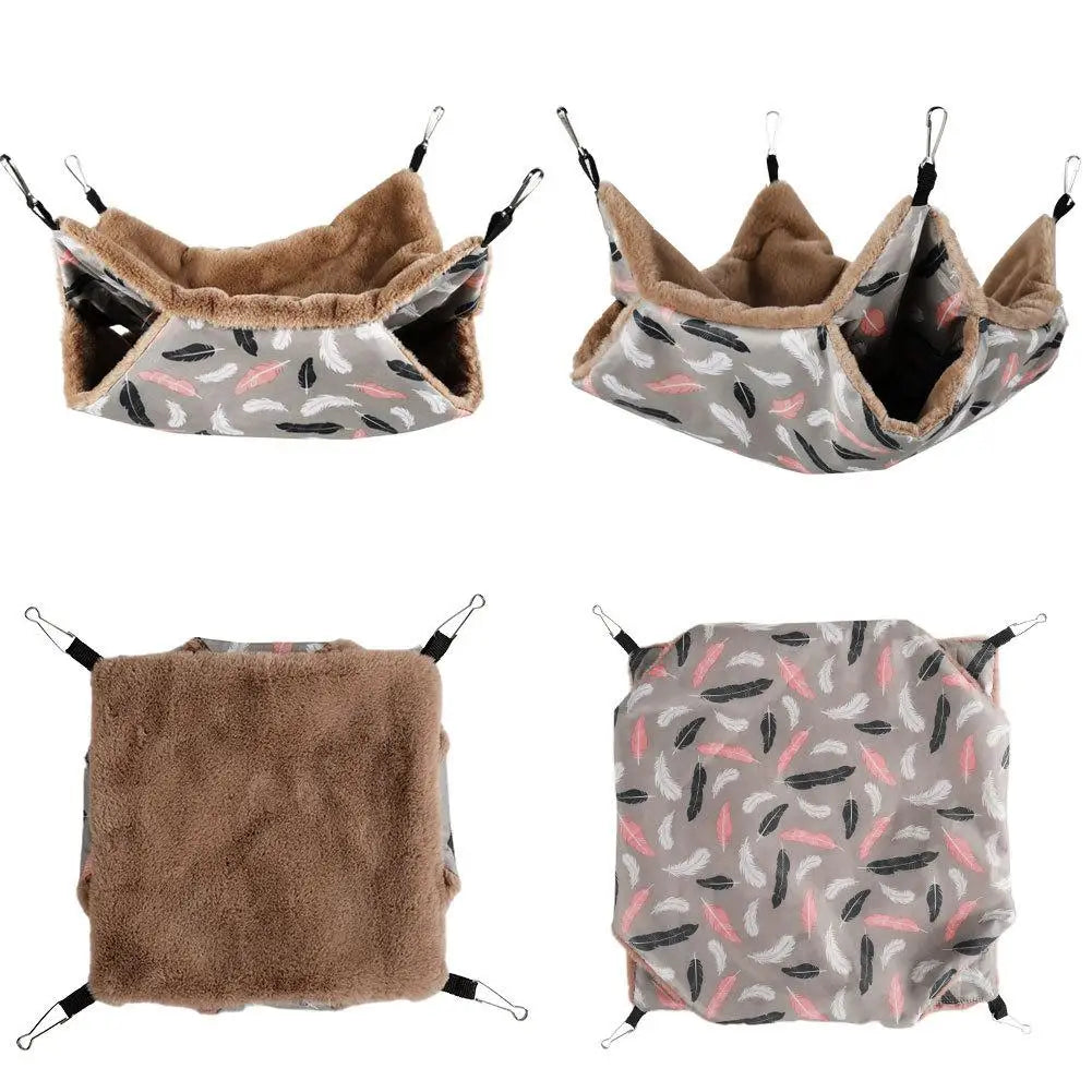 Hamster Hammock Three-Layer Hanging Bed