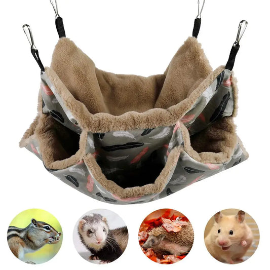 Hamster Hammock Three-Layer Hanging Bed