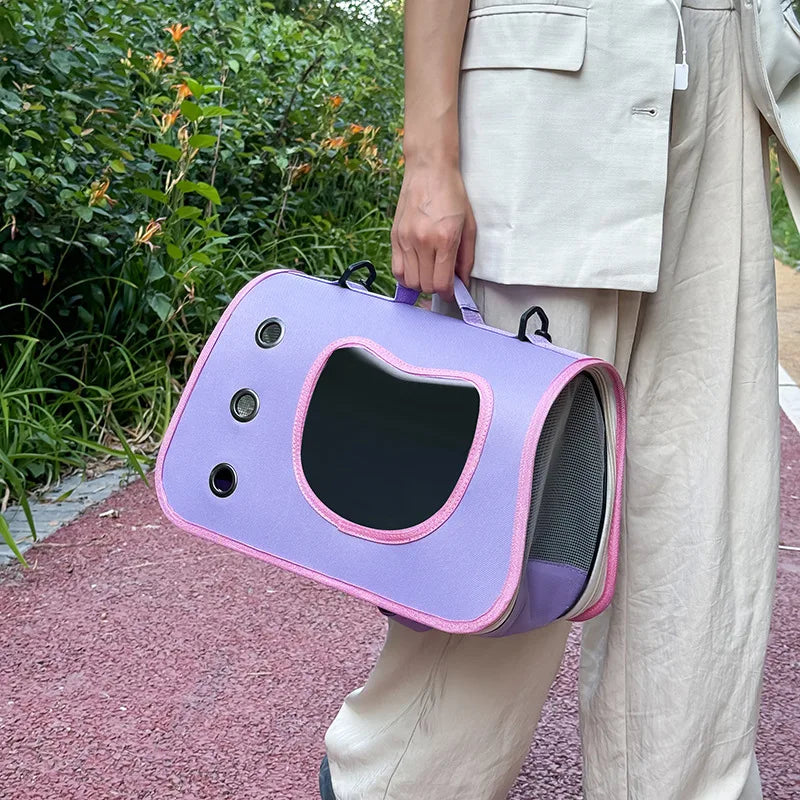 Portable Foldable Pet Carrier Bag for Small Cats Dogs