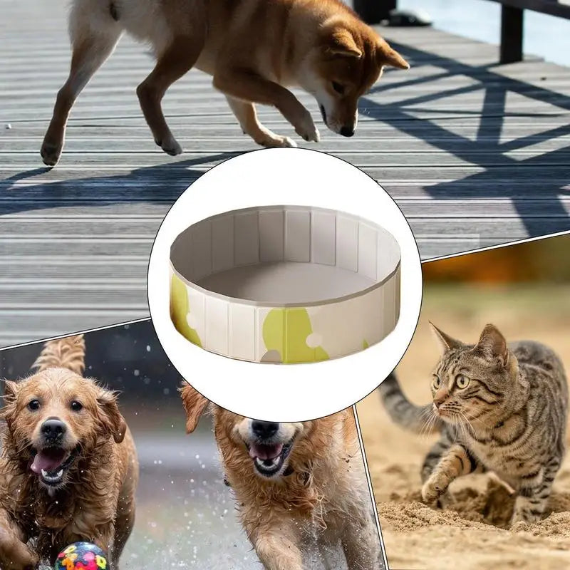 Foldable Pet & Kids Pool – Cool Outdoor Fun