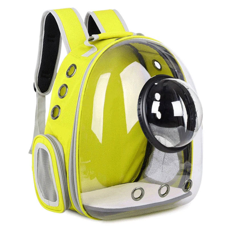 Transparent Space Capsule Pet Backpack