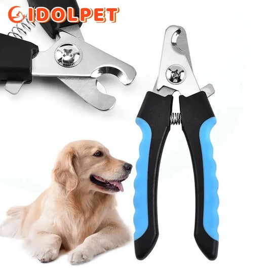 Professional Pet Nail Clipper with Safety Guard Stainless Steel Scissors Cat Dog for Claw Care Grooming Supplies Size Fits