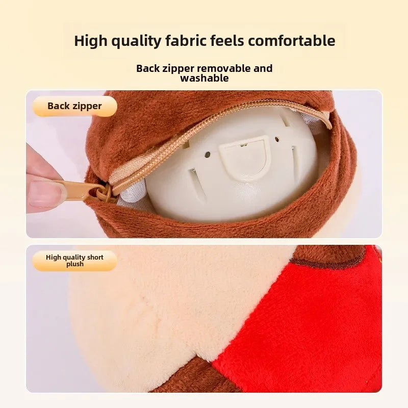 Interactive Electric Plush Jumping Ball – USB Rechargeable Dog Toy