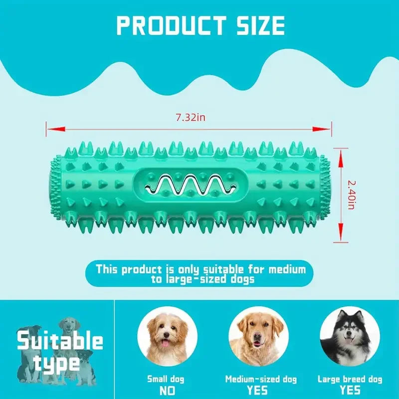 Vet-Approved Dental Chew Stick – 3-in-1 Toothbrush Toy