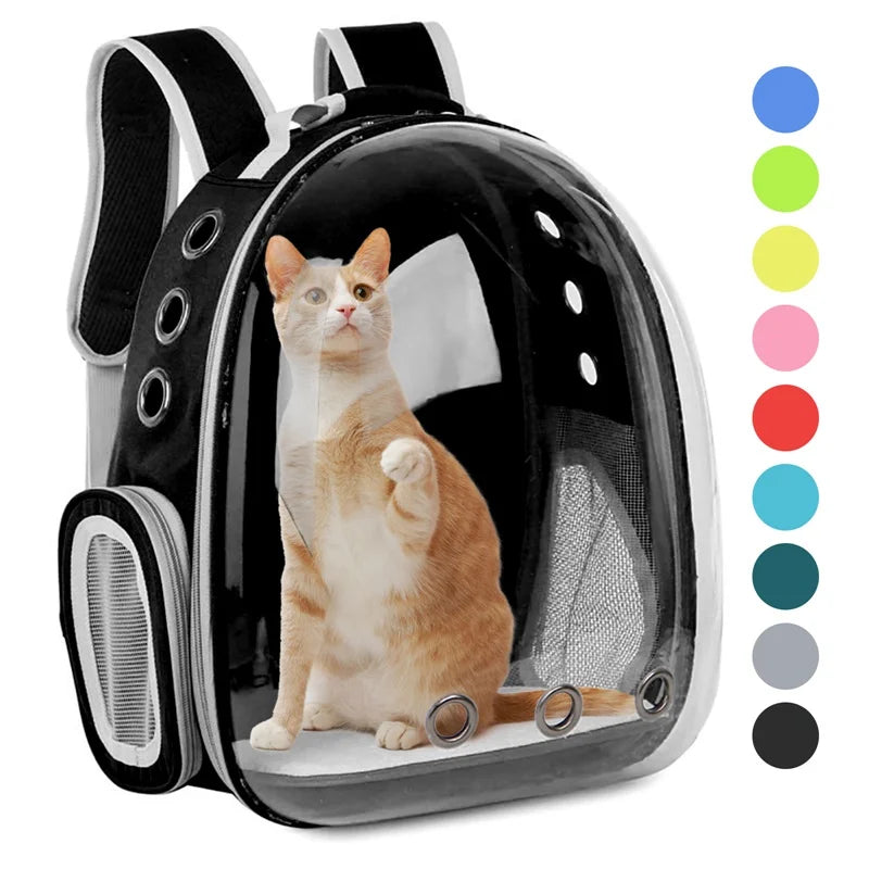 Transparent Space Capsule Pet Backpack