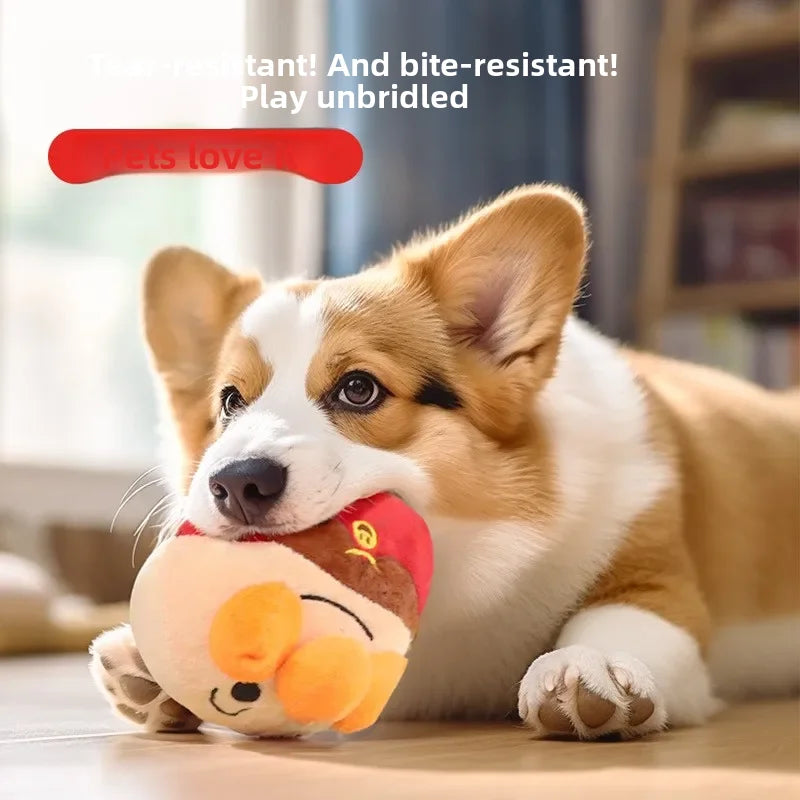 Interactive Electric Plush Jumping Ball – USB Rechargeable Dog Toy