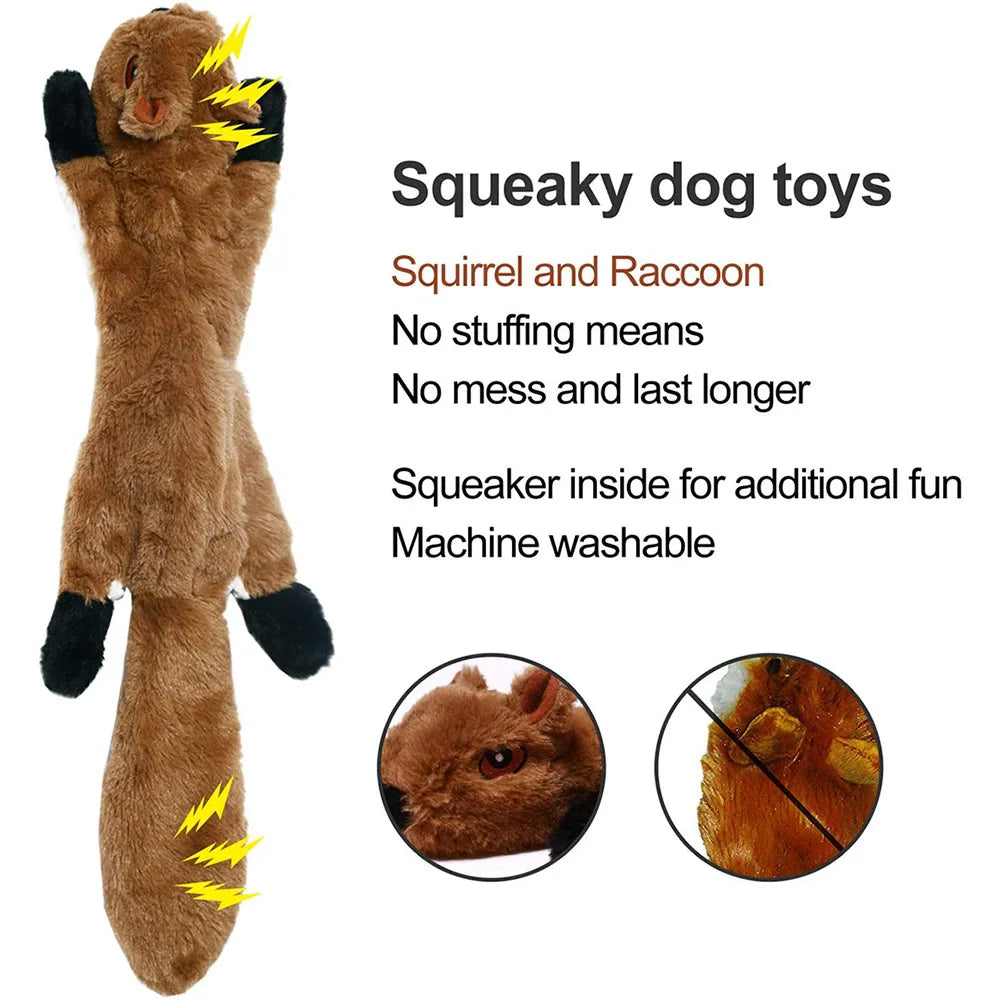 Funny Simulated Animal Stuffing-Free Squeaky Dog Toy