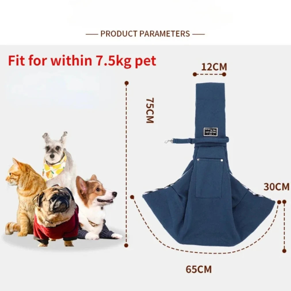 Comfortable Dog & Cat Crossbody Sling Carrier