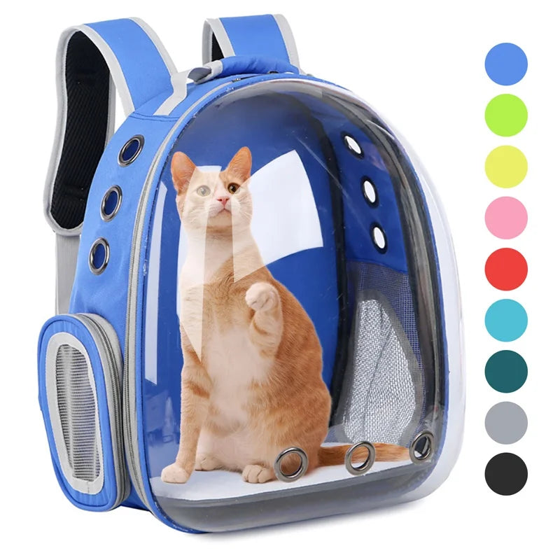 Transparent Space Capsule Pet Backpack