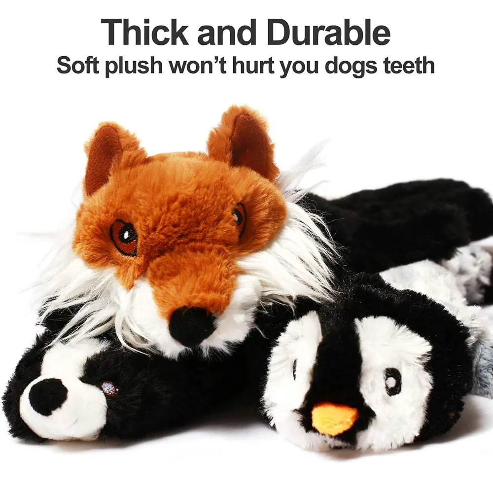 Funny Simulated Animal Stuffing-Free Squeaky Dog Toy