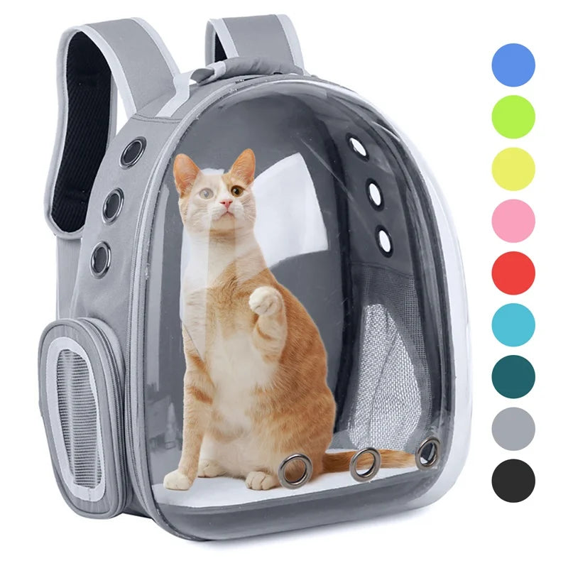 Transparent Space Capsule Pet Backpack