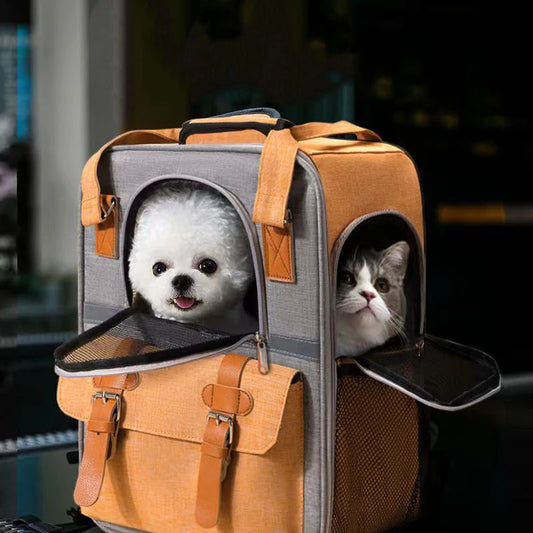 Three-Sided Breathable Cat Carrier Backpack