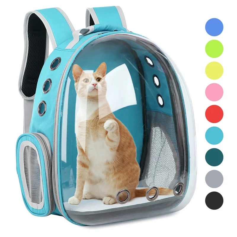 Transparent Space Capsule Pet Backpack