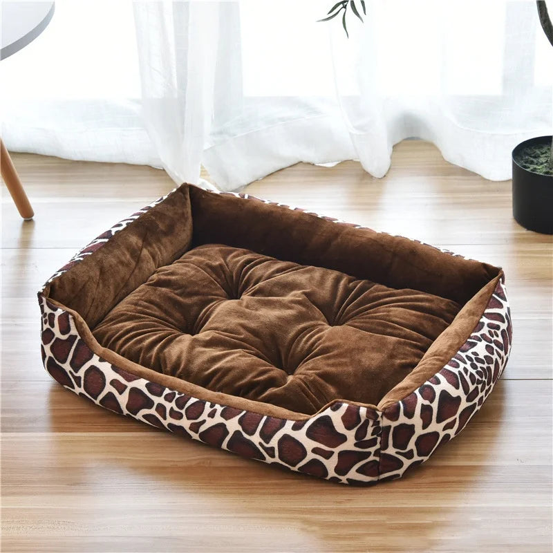 Corduroy Dogs Bed Dog Pet Accessories Plush Calming Sofa Bed Soft Cushion for Little Small Medium Cats Puppy Cama Perros Grandes