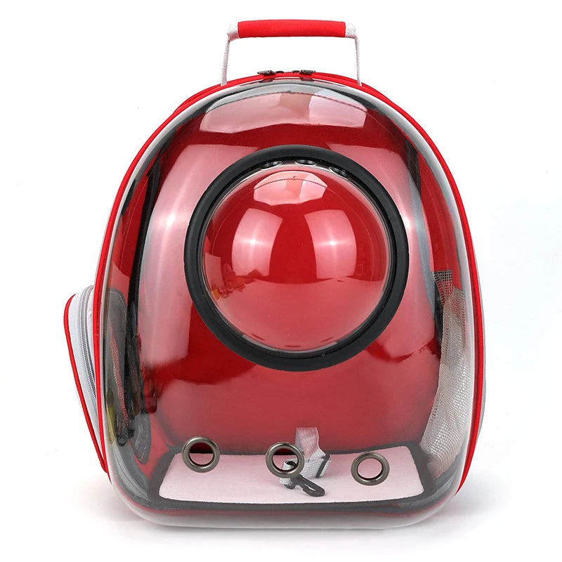 Transparent Space Capsule Pet Backpack