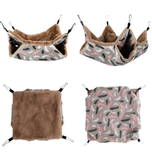 Hamster Hammock Three-Layer Hanging Bed