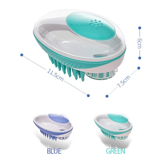 Pet Dog & Cat Bath Brush – 2-in-1 SPA Massage Comb
