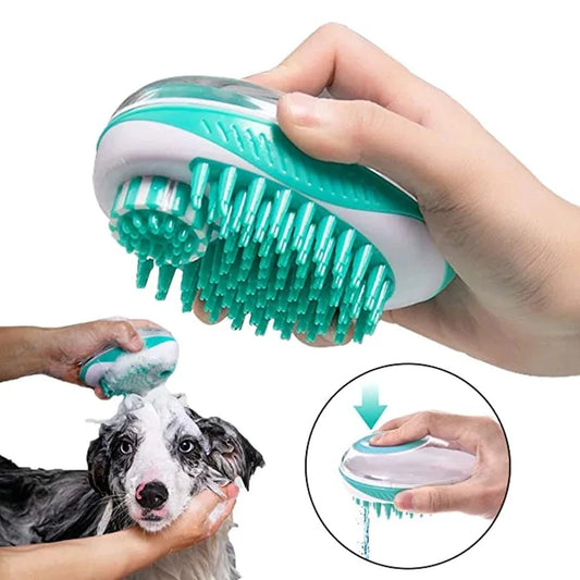 Pet Dog & Cat Bath Brush – 2-in-1 SPA Massage Comb