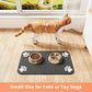 S（little kitten ）、M、L bsorbent Pet Feeding Mat, Waterproof Placemat for Dog & Cat Food & Water Bowls, Quick-Dry Rubber Backing