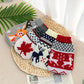 Christmas Style Pet Sweater for Dogs And Cats New Knitted Wool Sweater for Bichon And Corgi
