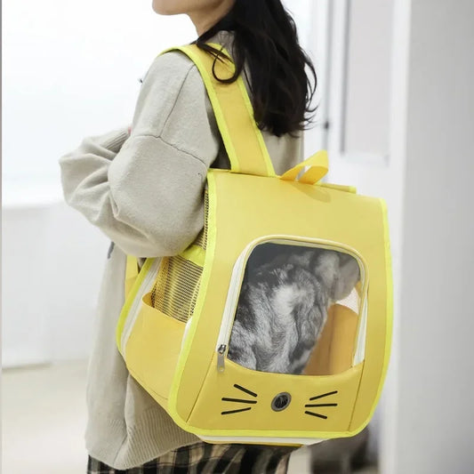 Pet Cat & Small Dog Carrier Backpack