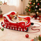 Christmas Cat House Winter Warm Pet Nest Washable Detachable Dog Cat Warm Sleeper Nest Suitable Christmas Day Style Pet Supplies