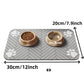 S（little kitten ）、M、L bsorbent Pet Feeding Mat, Waterproof Placemat for Dog & Cat Food & Water Bowls, Quick-Dry Rubber Backing