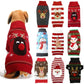 Christmas Warm Clothes for Dogs Small Medium Large Dog Winter Sweater Pet Clothing Knitted Coat Cartoon Striped Big Dog Clothes