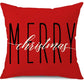 45cm Merry Christmas Cushion Cover Pillowcase 2024 Christmas Decorations for Home Ornament Happy New Year Christmas Decor 2025