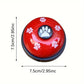Cartoon Paw Print Pet Training Bell