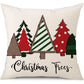 45cm Merry Christmas Cushion Cover Pillowcase 2024 Christmas Decorations for Home Ornament Happy New Year Christmas Decor 2025