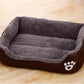 Pet Cat Dog Bed Cozy Square Plush Kennel Puppy Sofa Bed Cushion Pet Product Accessories For Small Medium Animal Doghouse
