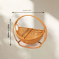 Cat Hammock with Bracket Indoor Hanging Pet Beds for Cats and Small Pets Weight Bearing 6.61 Pounds (3 Kilograms) Rattan Design