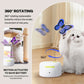 All For Paws 360-degree Rotating Replaceable Butterfly Cat Motion Activated Butterfly Interactive Electric Cat Pet Indoor Toys