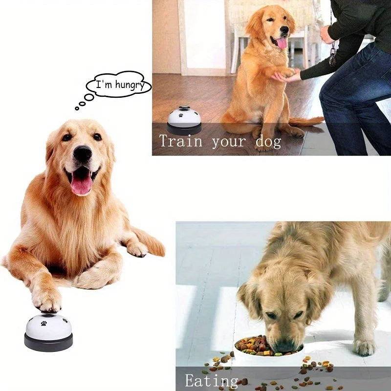 Cartoon Paw Print Pet Training Bell
