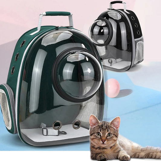 Transparent Space Capsule Pet Backpack