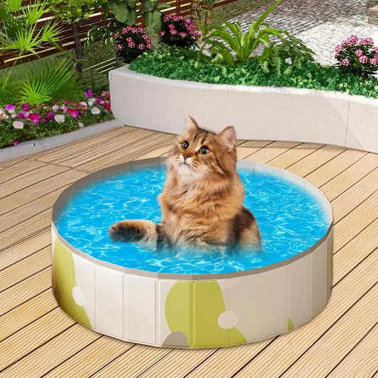 Foldable Pet & Kids Pool – Cool Outdoor Fun