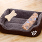 Pet Cat Dog Bed Cozy Square Plush Kennel Puppy Sofa Bed Cushion Pet Product Accessories For Small Medium Animal Doghouse