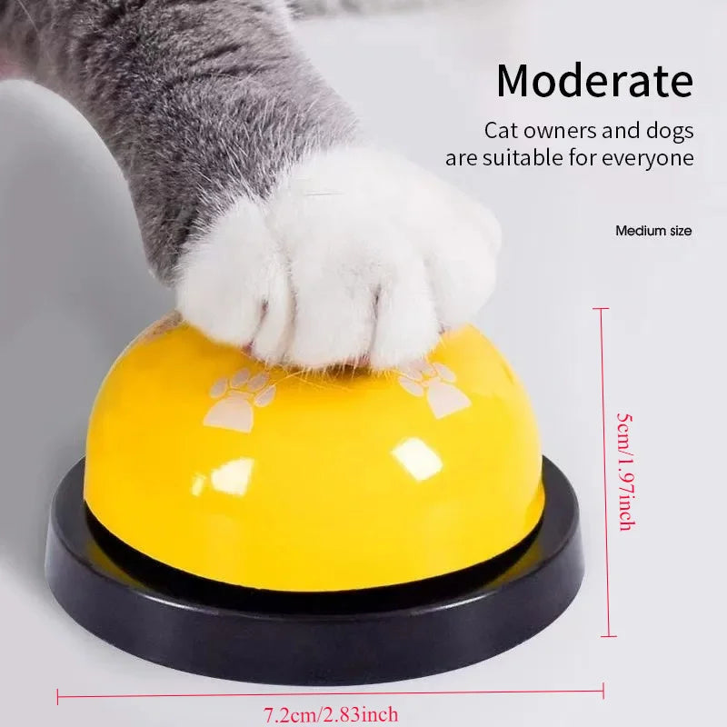 Cartoon Paw Print Pet Training Bell