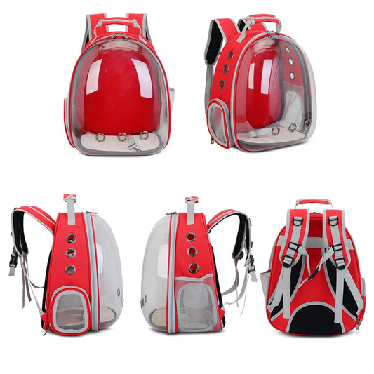 Transparent Space Capsule Pet Backpack