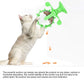 Slow Feeder Dog Cat Toy, Interactive Treat Dispenser with Rotatable Wheel for Puppy Kitten- IQ Training Mental Enrichment Puzzle