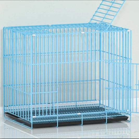 Foldable Rabbit & Guinea Pig Cage with Anti-Chew Mat