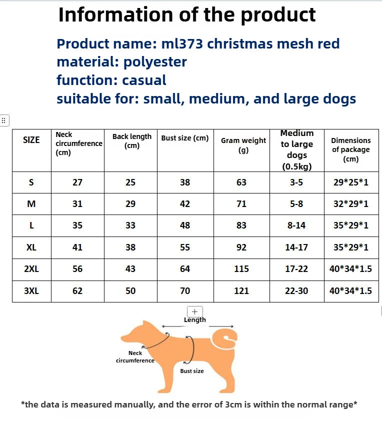 Festive Dog Dress Santa Claus Costume Red Mesh Skirt Christmas Gold Velvet Fabric Pet Clothing Party Birthday New Year Dress Up