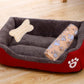 Pet Cat Dog Bed Cozy Square Plush Kennel Puppy Sofa Bed Cushion Pet Product Accessories For Small Medium Animal Doghouse