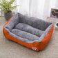 Pet Cat Dog Bed Cozy Square Plush Kennel Puppy Sofa Bed Cushion Pet Product Accessories For Small Medium Animal Doghouse